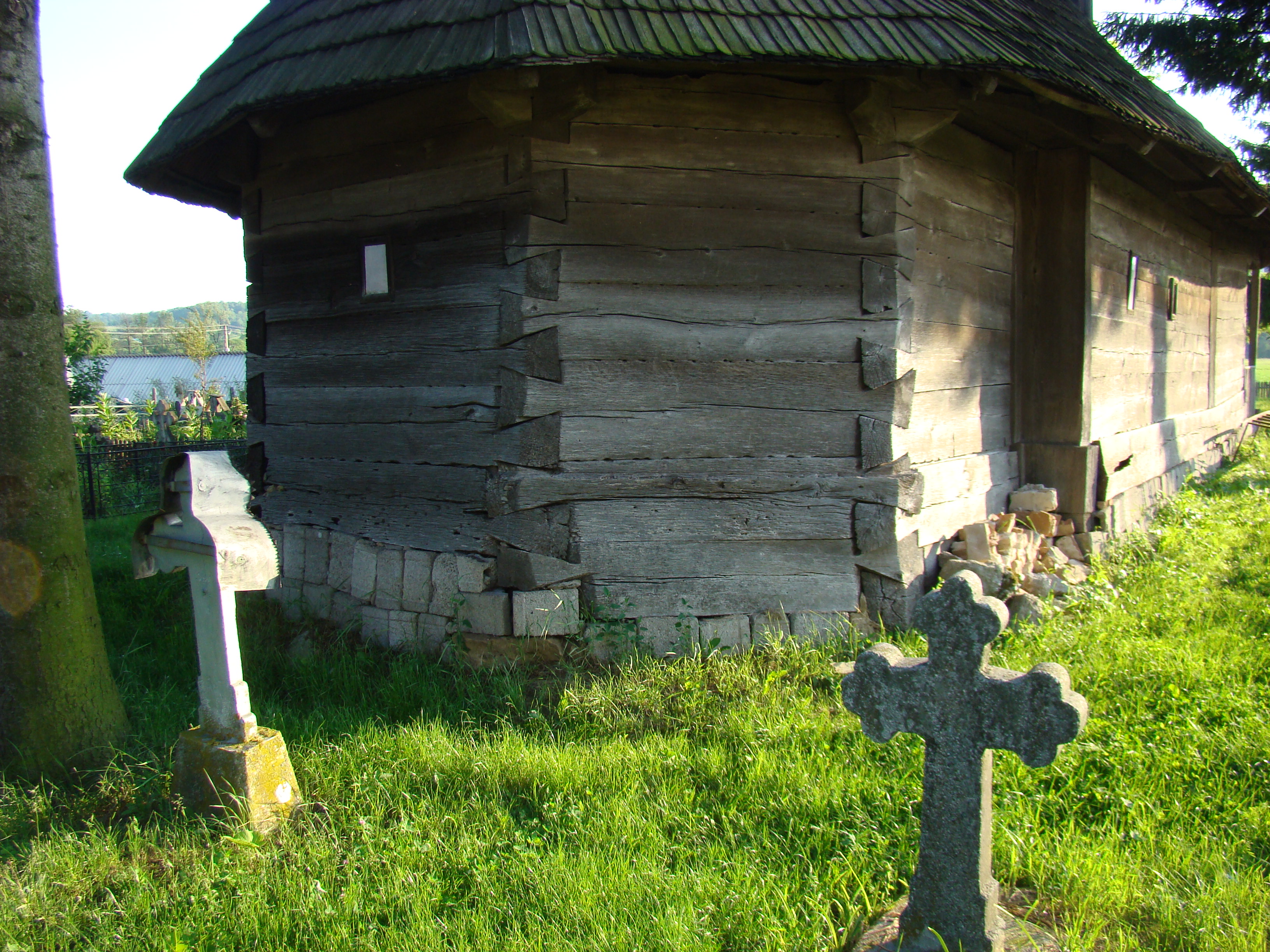Biserica de lemn — detaliu lemn