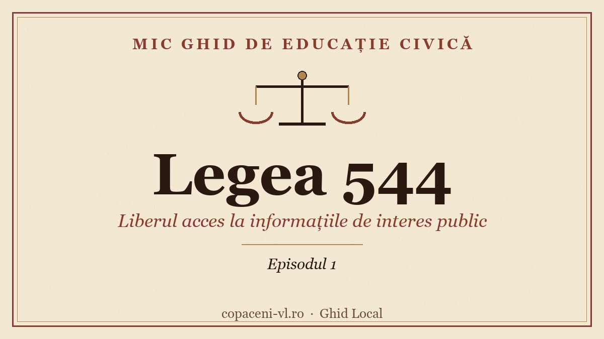 Mic ghid de educatie civica - Legea 544