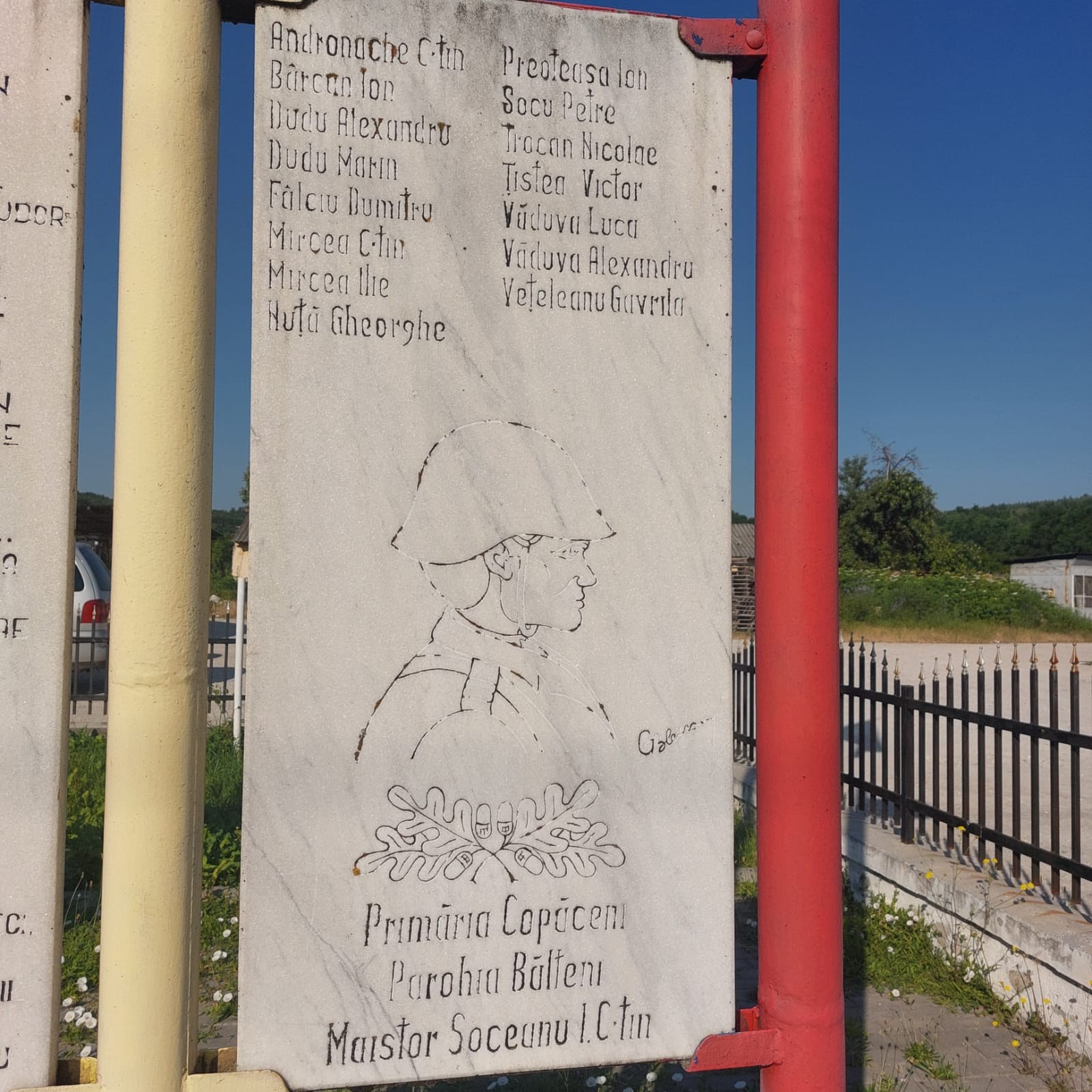 Monument eroi Copăceni