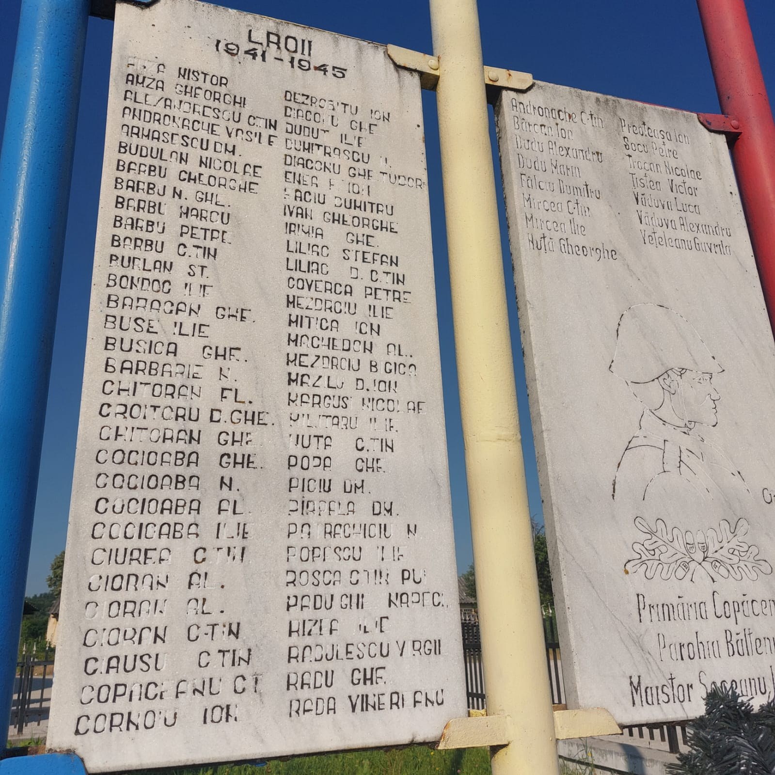 Monument eroi Copăceni